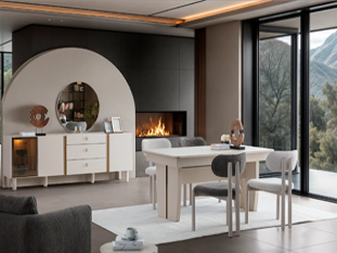 Evinizin Tüm Alanları İçin Tek Stil: Renata Oturma, Yatak ve Yemek Odası