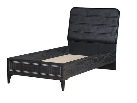 MNC - Black Bedstead 100x200