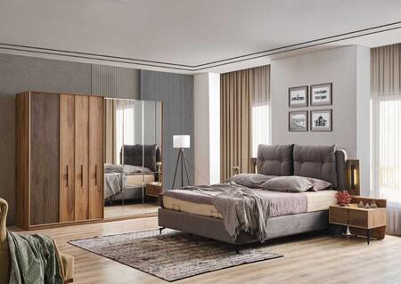DZN - Clara Bedroom Set with Sliding Wardrobe