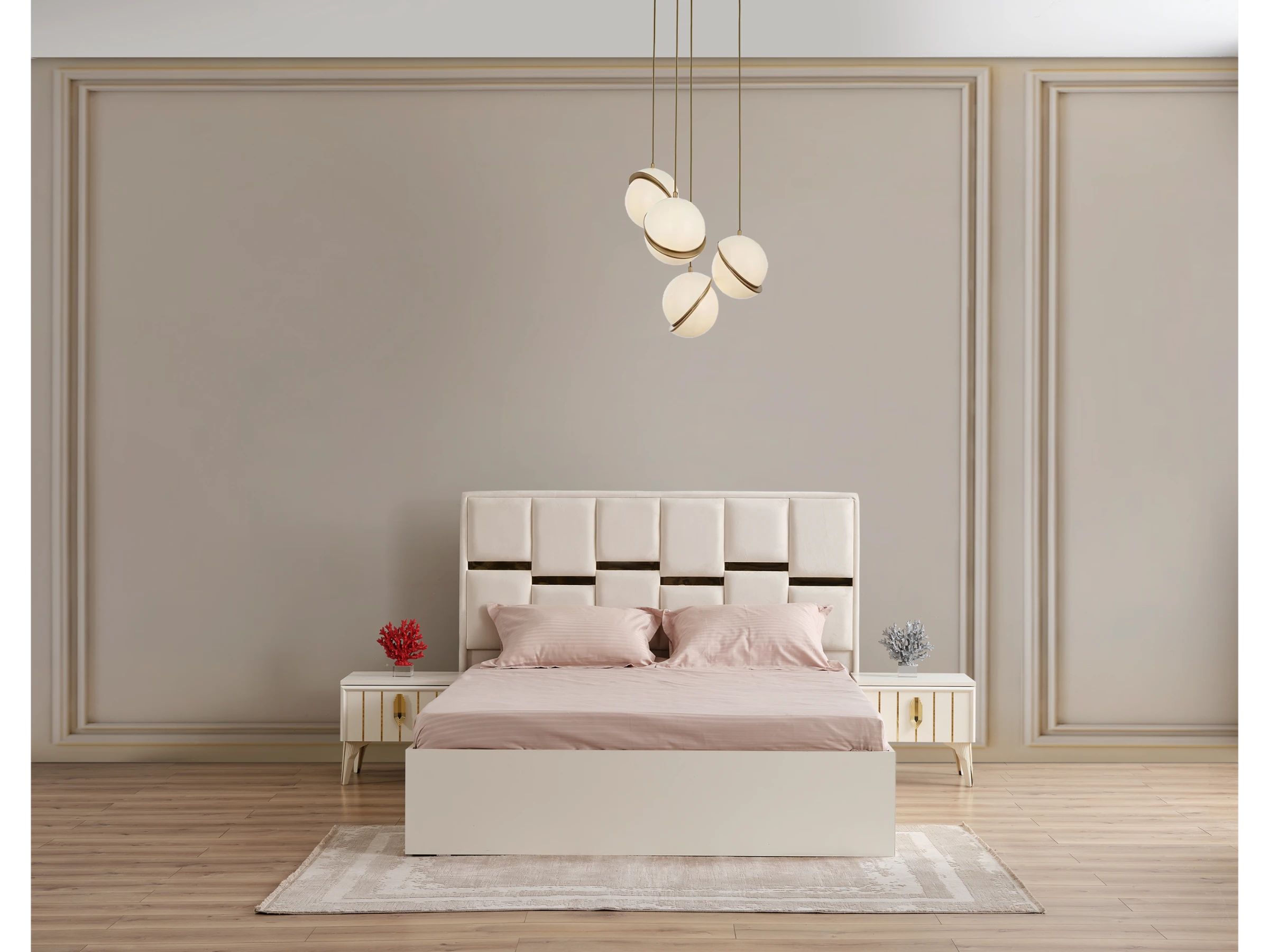 Elegante Kapaklı Yatak Odası Takımı - Thumbnail