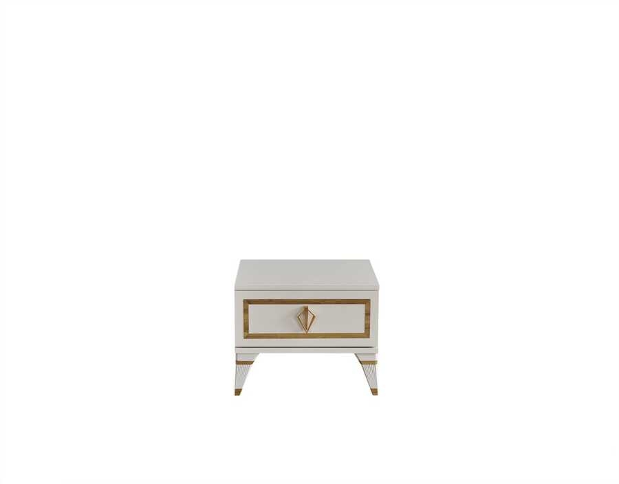 DZN - Floransa Commode / Nightstand - White Color