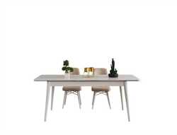 Floransa Dining Room Set - White - Thumbnail