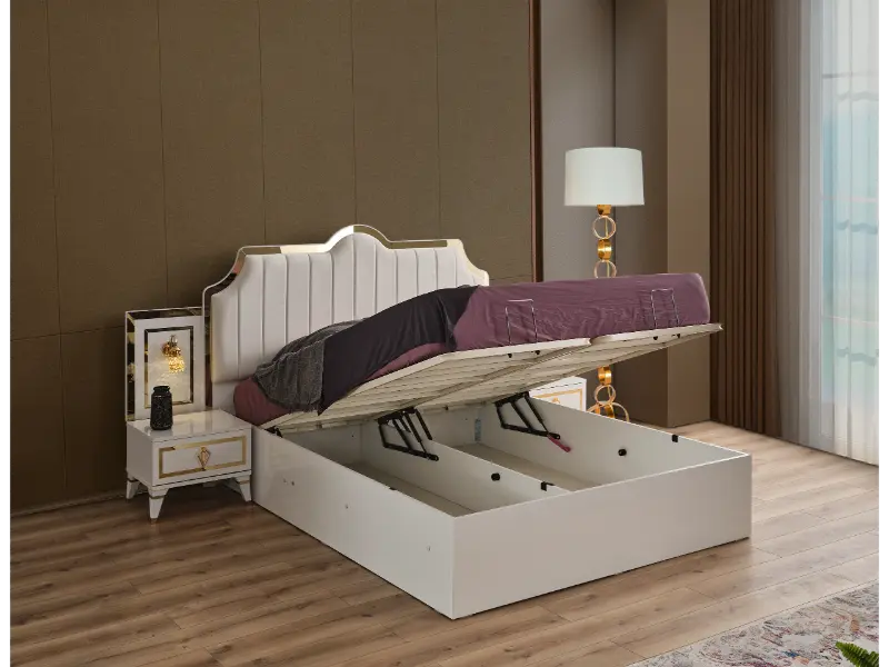 Floransa Bedroom Set with Sliding Wardrobe - Thumbnail