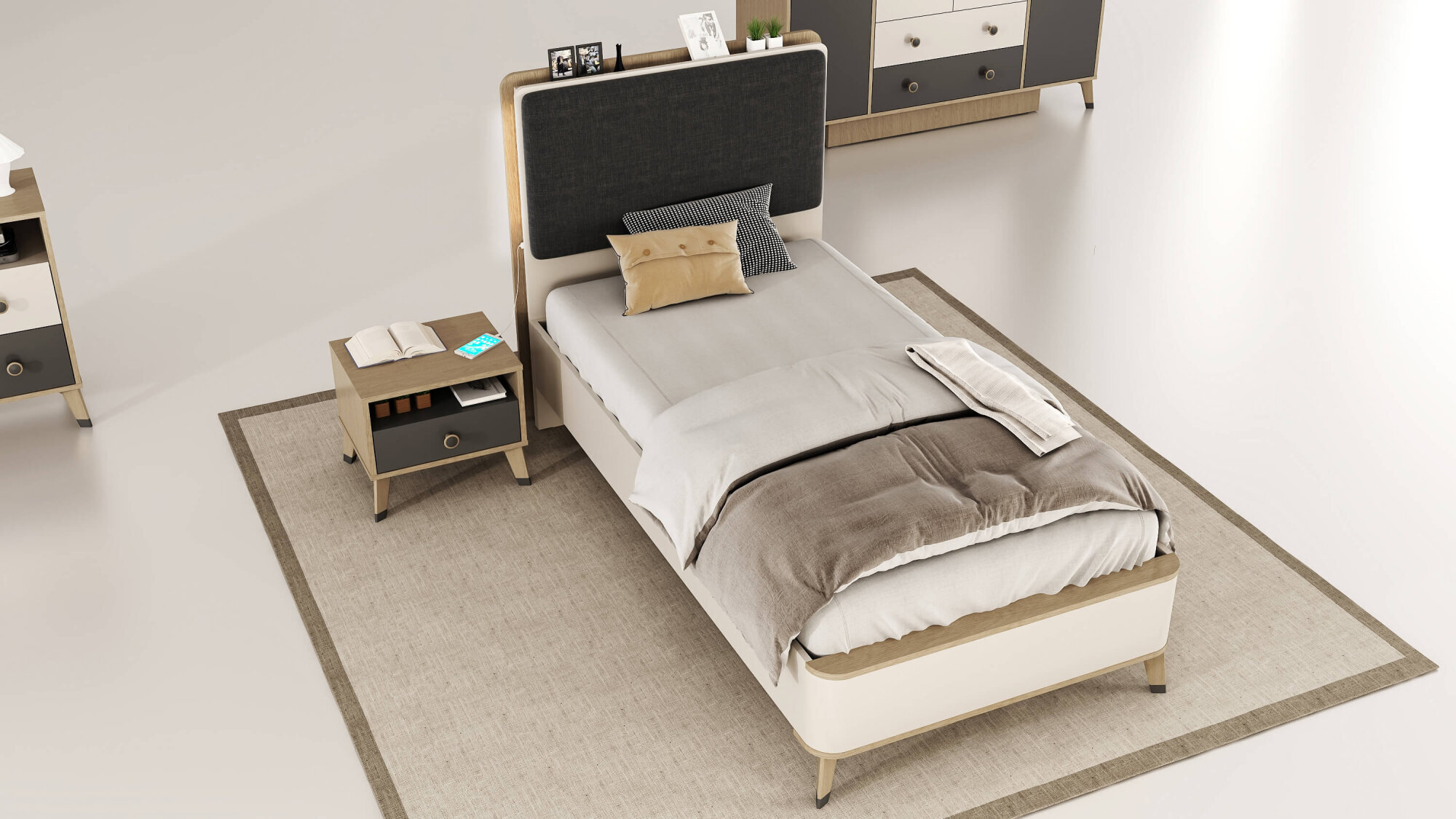 New Smart Bazalı Karyola - 