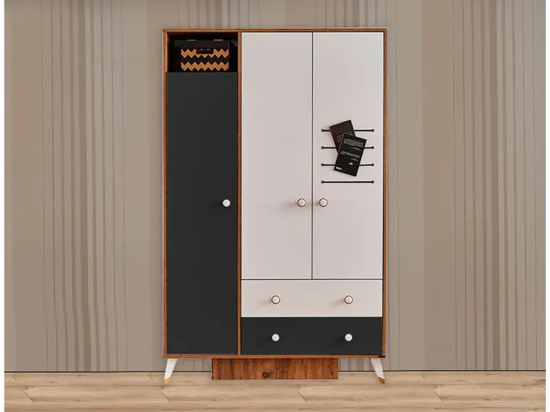 Smart 3 Doors Wardrobe - Thumbnail