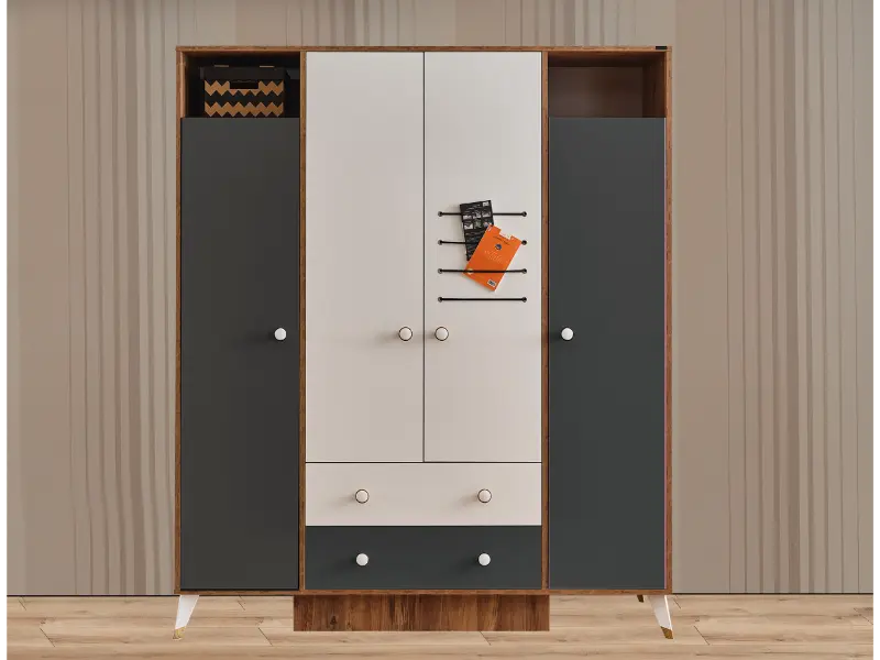 Smart 4 Doors Wardrobe - Thumbnail