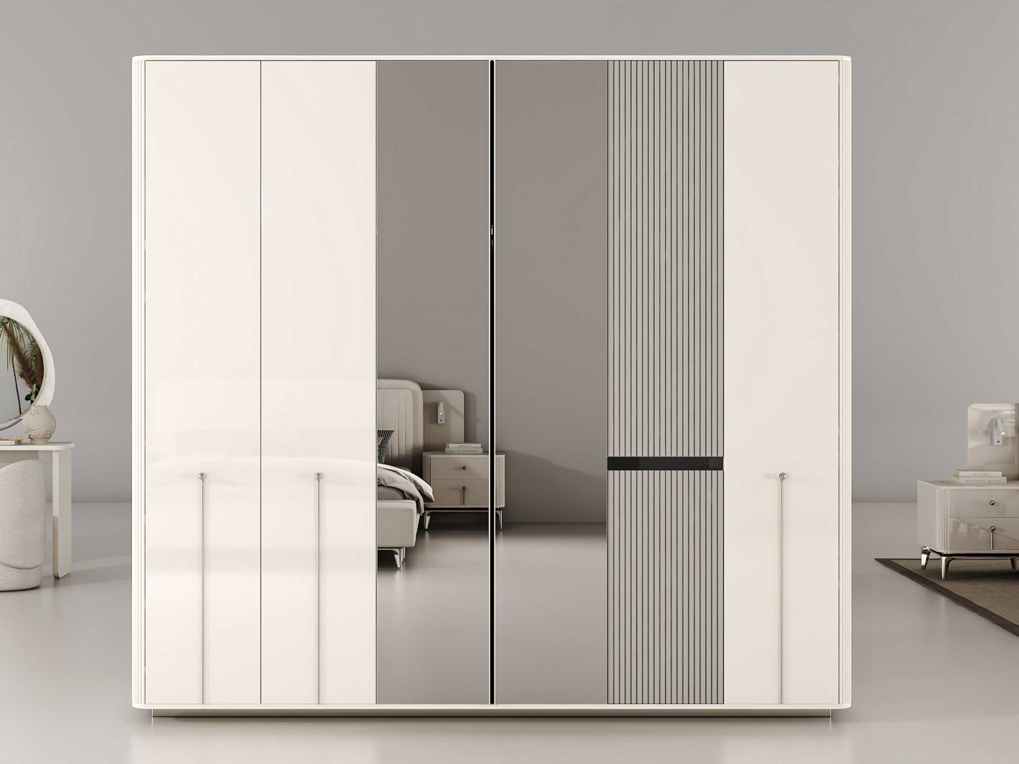 Stil Aynalı Gardırop - 