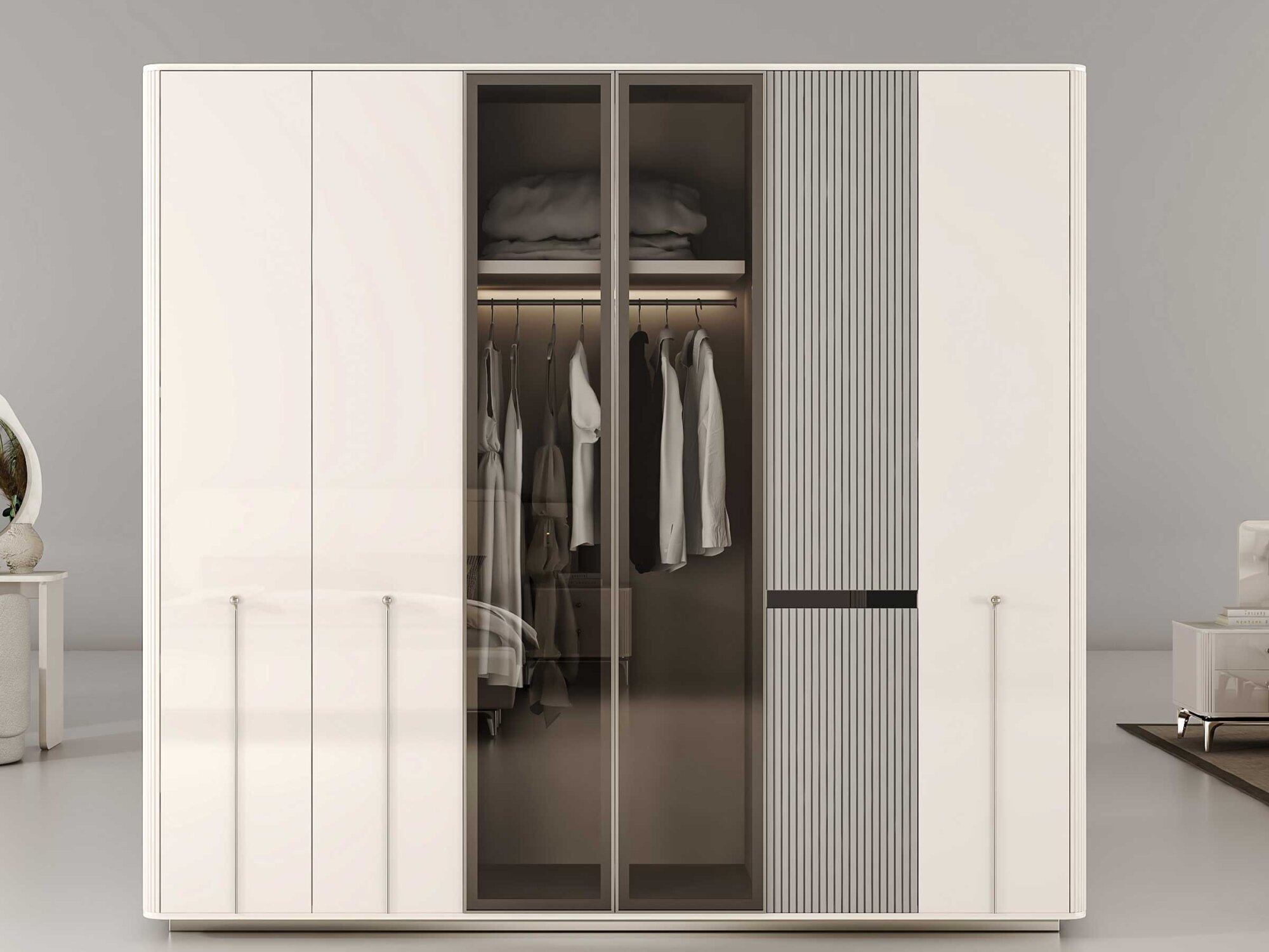 Stil Gardırop Reflekte Camlı - 