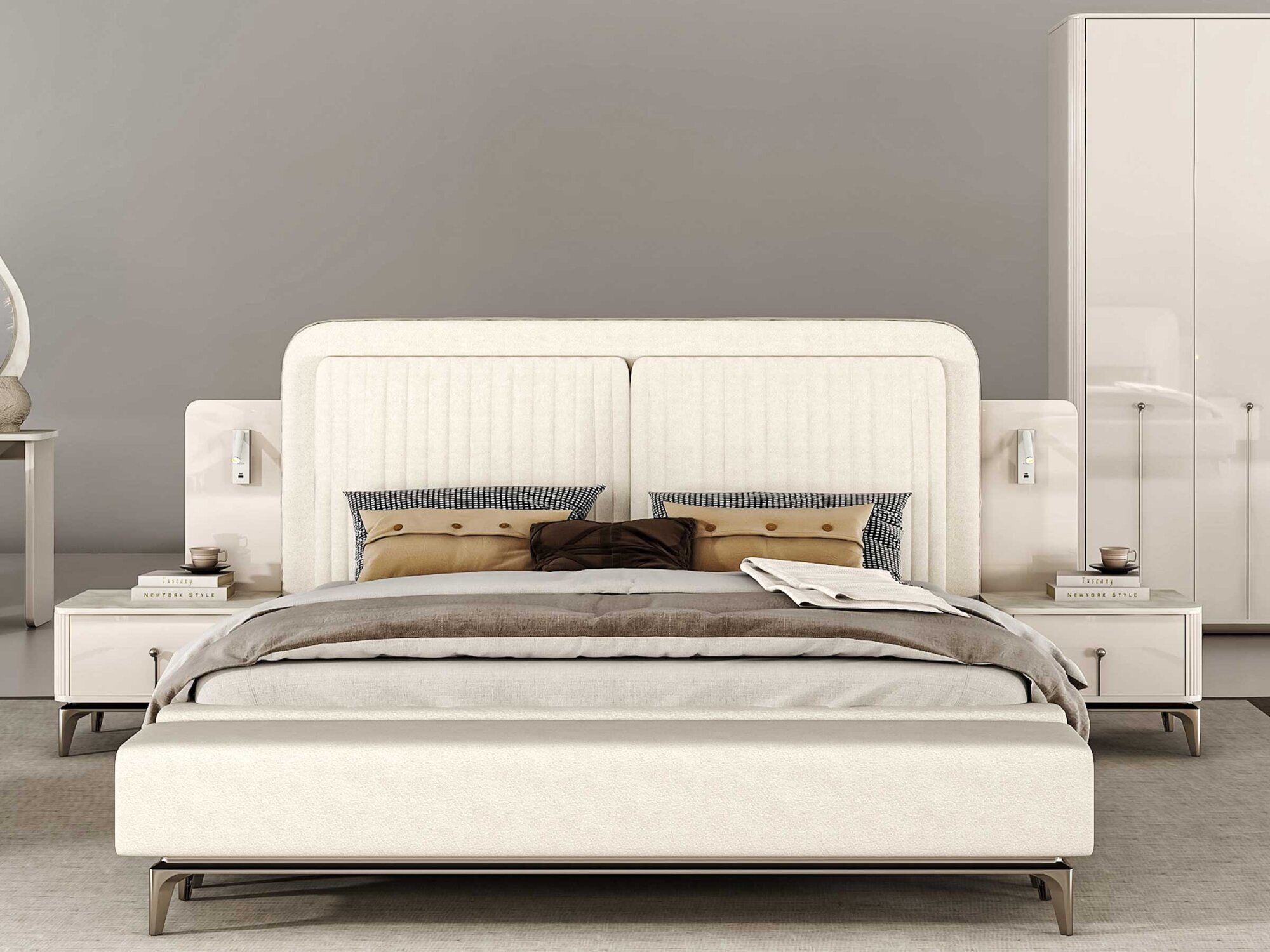 Stil Komodin Tek Çekmeceli - (1)